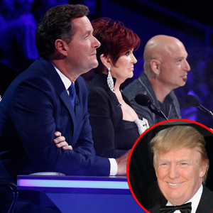 Americas Got Talent, Piers Morgan, Sharon Osbourne, Howie Mandel, Donald Trump Americas Got Talent, Piers Morgan, Sharon Osbourne, Howie Mandel, Donald Trump